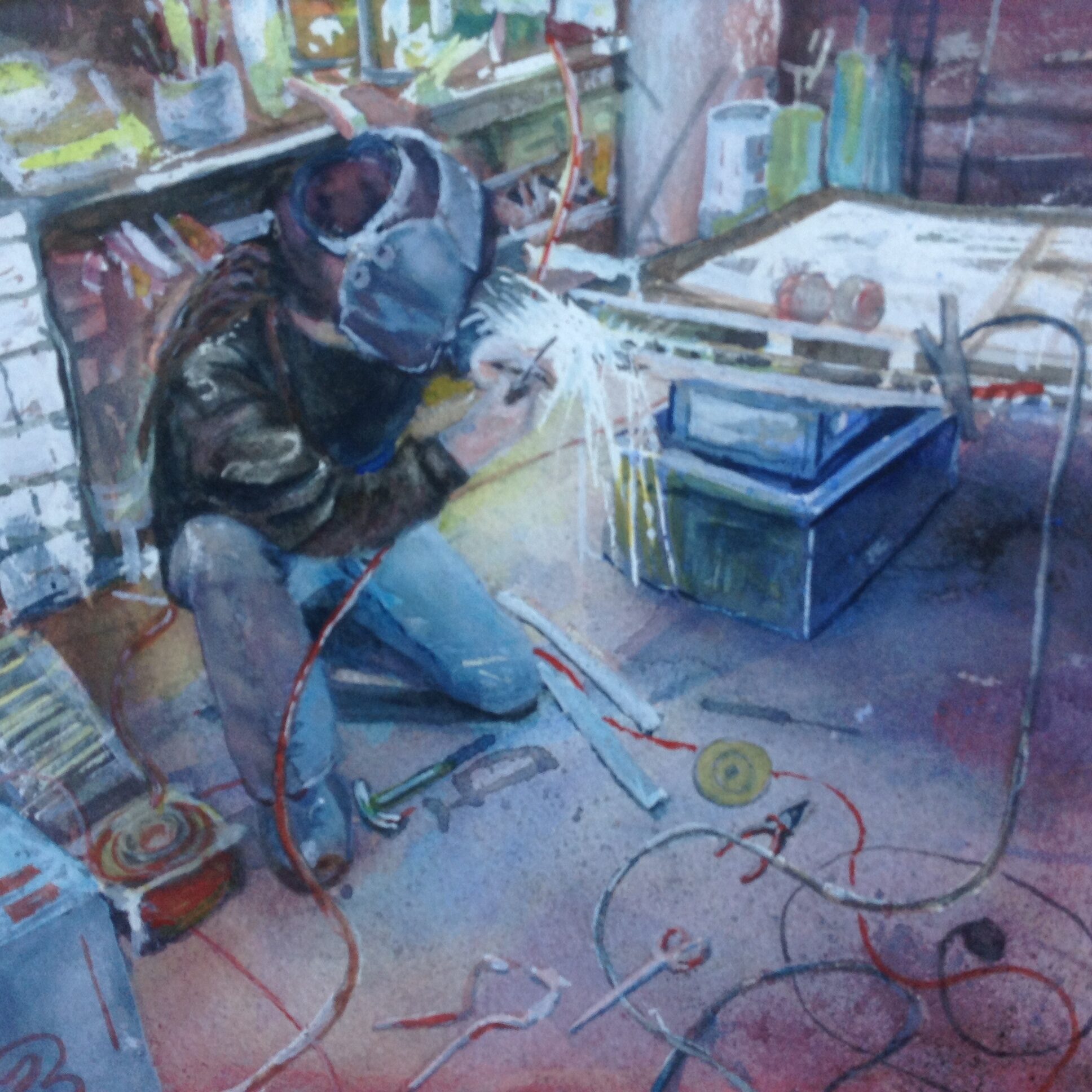 Painting by Jacquie Cowan