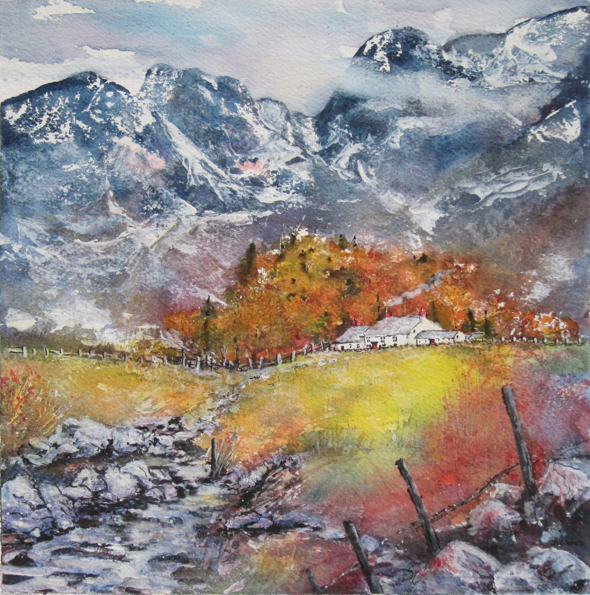 Painting by Jacquie Cowan