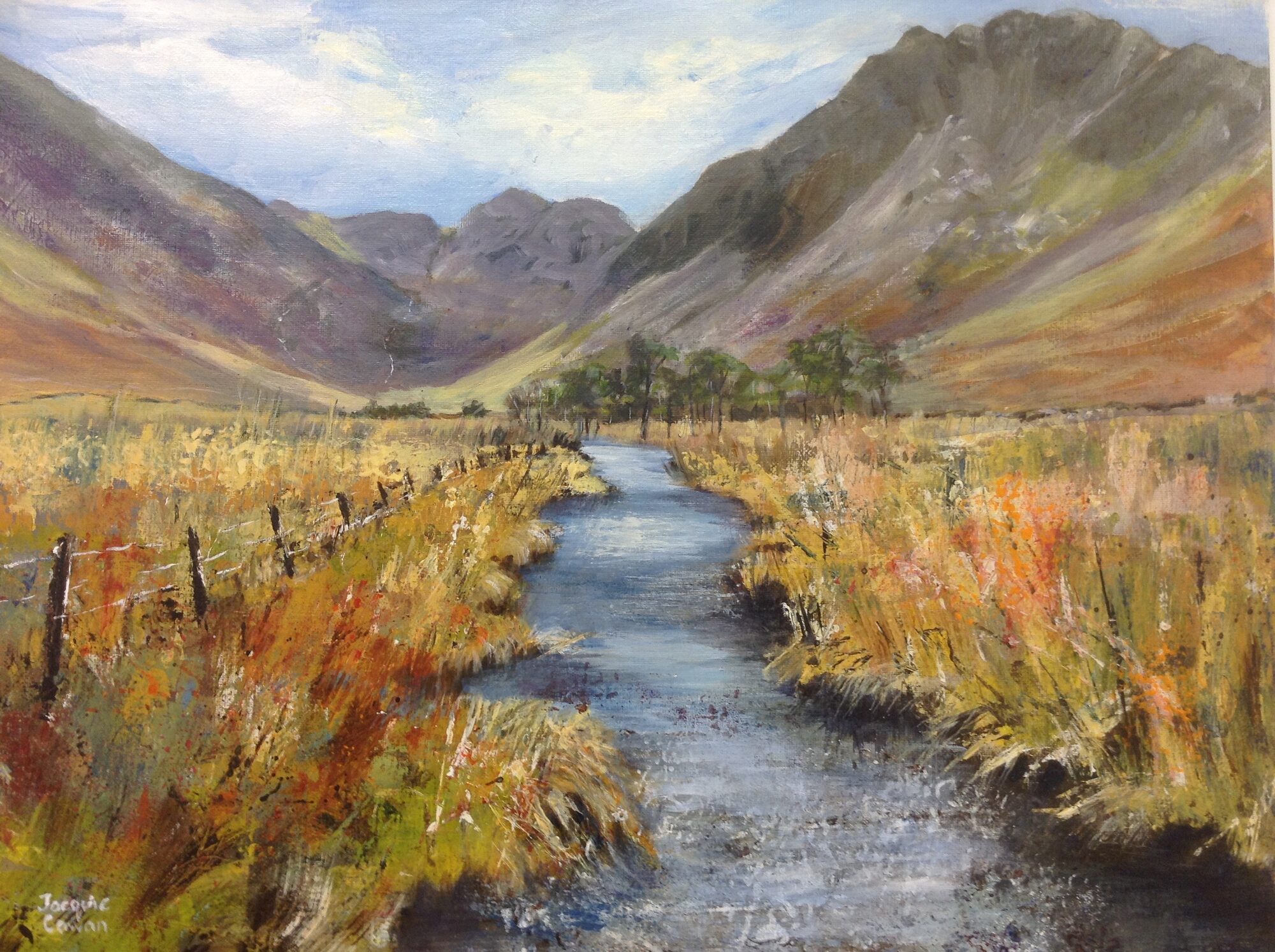 Painting by Jacquie Cowan