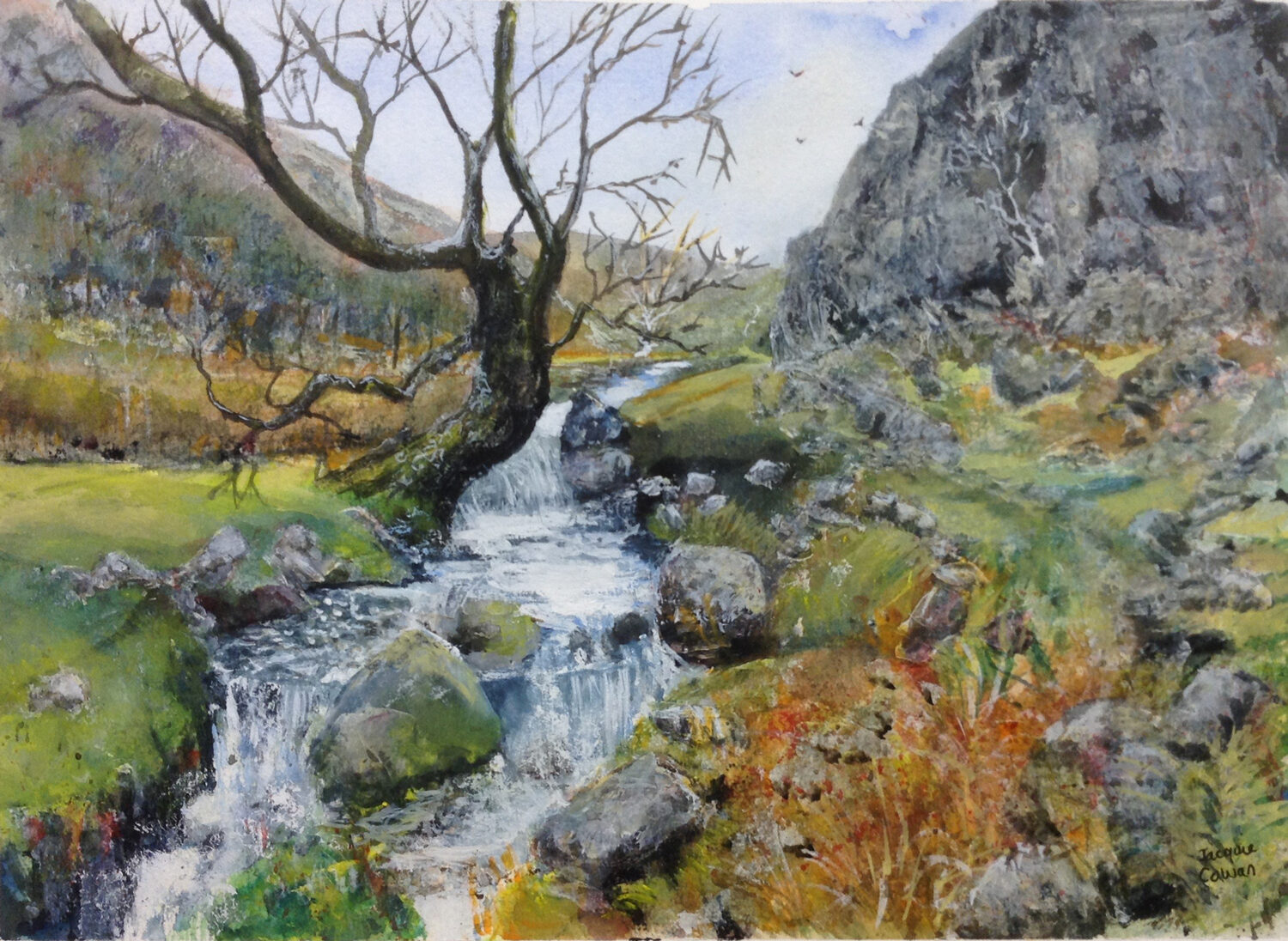 Painting by Jacquie Cowan